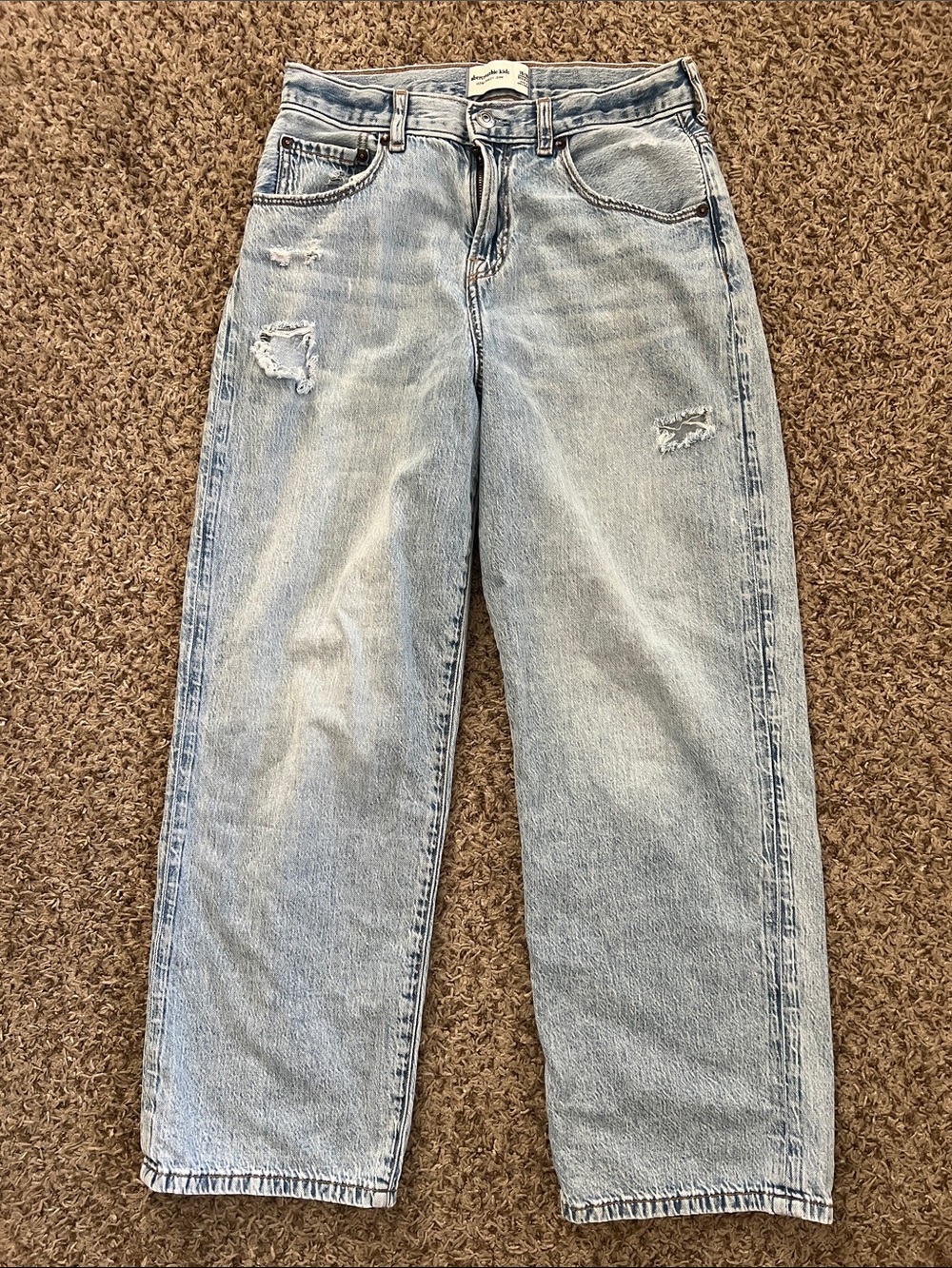 Abercrombie & Fitch kids boys ultra baggy jeans size 15/16